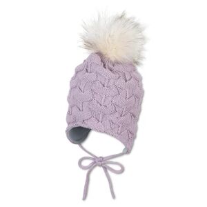 Sterntaler Bonnet tricote lilas