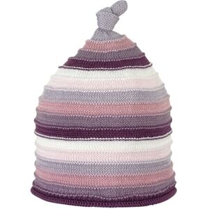 Sterntaler Bonnet tricote raye rose