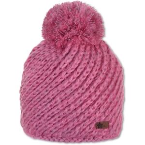 Sterntaler Bonnet tricote a pompon magenta