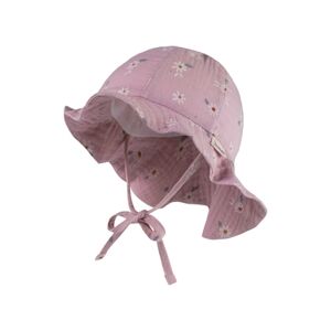 Sterntaler Chapeau soleil marguerite rose velours