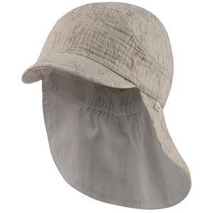 Sterntaler Casquette avec protection de nuque Herbes beige