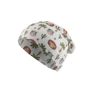 Sterntaler Bonnet Slouch Safari animaux ecru