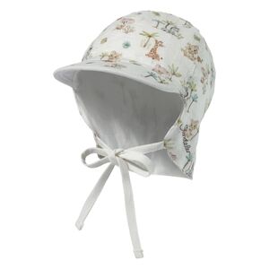 Sterntaler Casquette avec protection de cou Bebes animaux ecru