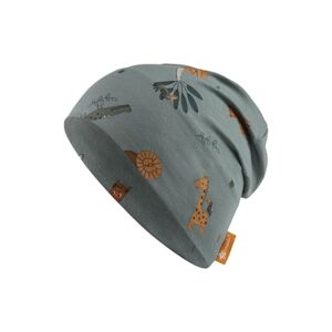 Sterntaler Bonnet Slouch animaux vert mat