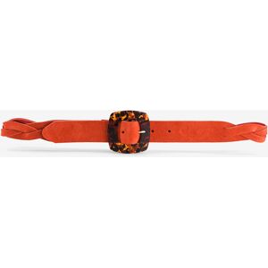 CEINTURE TRESSEE En cuir TERRACOTTA T1,T2