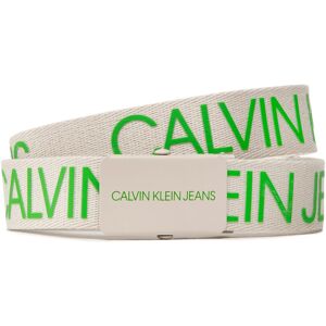 Ceinture enfant Calvin Klein Jeans Canvas Logo Belt IU0IU00125 Beige - Publicité