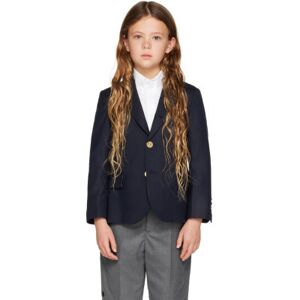 "Thom Browne Enfant   Veston bleu marine à simple boutonnage" - 6Y - Publicité