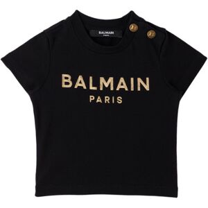 "Balmain Bébé   T-shirt noir à logo imprimé" - 3M - Publicité