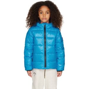 "Canada Goose Kids Enfant   Blouson Crofton bleu à capuche" - 6-7Y - Publicité