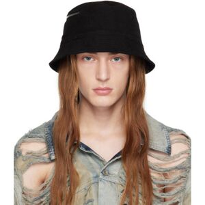 Rick Owens DRKSHDW Chapeau Gilligan noir à poche - M - Publicité