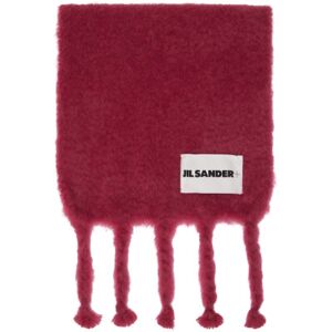 Jil Sander Écharpe rouge en tricot brossé - UNI - Publicité