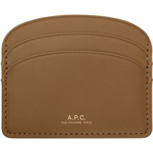 A.P.C. Porte-cartes Demi-lune brun - UNI - Publicité