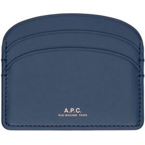 A.P.C. Porte-cartes Demi-lune bleu marine - UNI - Publicité