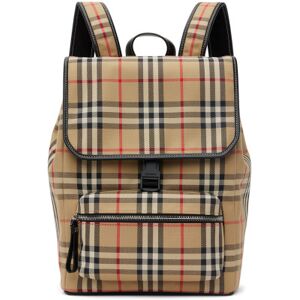 "Burberry Enfant   Sac à dos beige à carreaux vintage" - UNI - Publicité