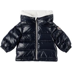 "Moncler Enfant Bébé   Blouson Aslan bleu marine rembourré en duvet" - 2Y - Publicité