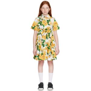 "Dolce&Gabbana; Enfant   Robe jaune à motif fleuri" - 6Y - Publicité