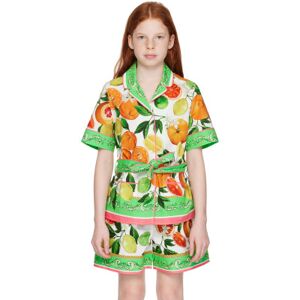 "Dolce&Gabbana; Enfant   Chemise verte à ceinture" - 12Y - Publicité