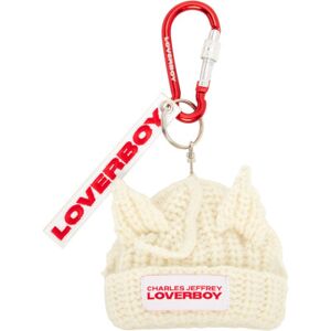 Charles Jeffrey LOVERBOY Porte-clés blanc cassé à bonnet emblématique - UNI - Publicité