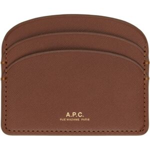 A.P.C. Porte-cartes Demi-lune brun - UNI - Publicité