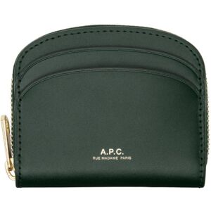 A.P.C. Mini portefeuille compact Demi-lune vert - UNI - Publicité