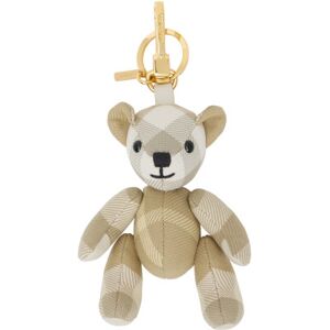 Burberry Porte-clés beige à breloque Thomas Bear - UNI - Publicité