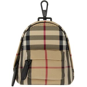 Burberry Porte-clés en forme de sac à dos beige - UNI - Publicité