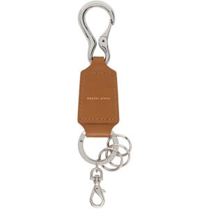 master-piece Porte-clés brun clair en cuir poli - UNI - Publicité