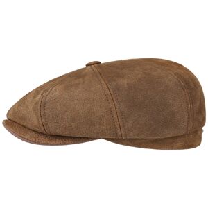 Stetson Casquette Hatteras Cuir Burney  , size M (56-57 cm), colour marron - Publicité