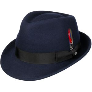 Stetson Chapeau Elkader Trilby  , size M (56-57 cm), colour bleu - Publicité