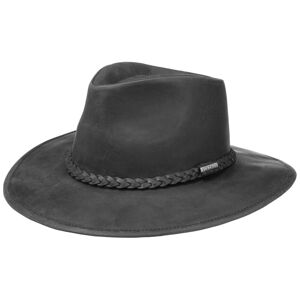 Stetson Chapeau Western Buffalo Leather  , size M (56-57 cm), colour noir - Publicité