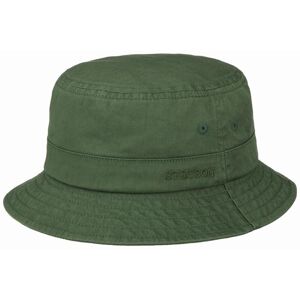 Stetson Chapeau Anti UV Cotton Twill Bucket  , size M (56-57 cm), colour vert - Publicité