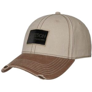 Stetson Casquette Leather Patch Distressed Peak  , size One Size, colour beige fonc� - Publicité