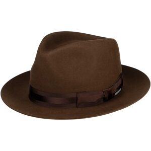 Stetson Chapeau Kirkhill Beaver Fedora  , size 61 cm, colour marron - Publicité