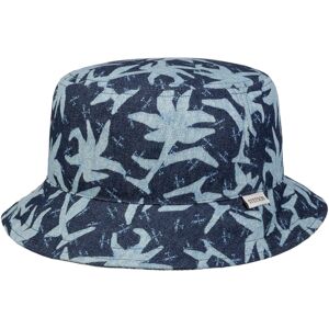 Stetson Chapeau en Tissu Denim Print Bucket  , size M (56-57 cm), colour bleu fonc� - Publicité