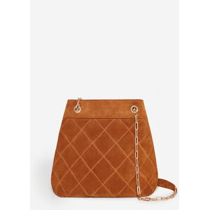 Sac Moon Hobo en Nubuck - Noisette - Femme - Vanessa Bruno