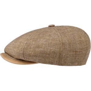 Casquette en Lin 8 Panel Merrick  , size 59 cm, colour marron-mouchet�