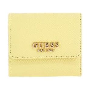 Guess Laurel SLG Card & Coin Purse, Wallet Women, Jaune, Taille Unique - Publicité