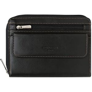 Hexagona Pochette Ceinture Compatible Cartes de crédit, CNI, permis de Conduire et Passeport pour Homme Collection Félin Noir en Cuir - Publicité