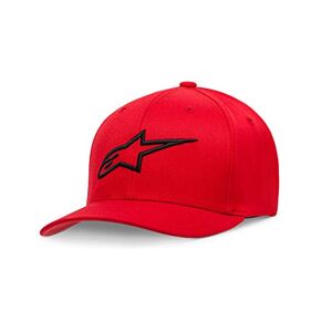 Alpinestars Casquette Flexfit avec visiére incurvée, Couronne structurée, Logo brodé 3D Homme, Ageless Curve Hat Red, FR : L (Taille Fabricant : L) - Publicité