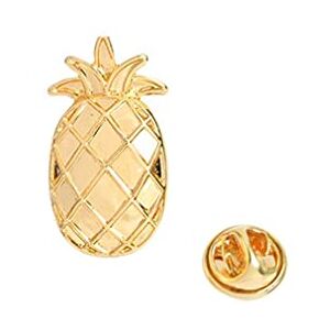 Generic Femmes Broche Pins Ananas Forme Alliage Broche Badge Vêtements Écharpe Badges Sac À Dos Chaussures Icône Bijoux, JauneUtile et à la mode - Publicité