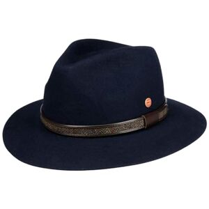 Mayser Chapeau en Feutre de Poil Gedeon Chapeau de Feutre (XL (60-61 cm) Bleu) - Publicité