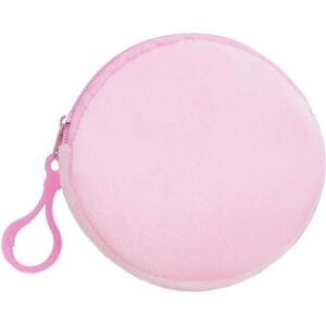 YIGZYCN Mini porte-clés coloré Joli porte-monnaie rond Joli porte-monnaie circulaire Pendentif décoratif en peluche Porte-monnaie pour femme, rose - Publicité