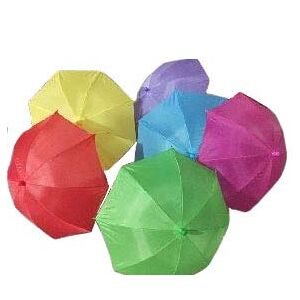 COOLMP Lot de 6 Parapluie ou ombrelle Enfant 50cm Mix - Publicité