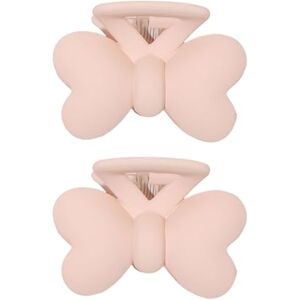 Yokawe Lot de 2 pinces à cheveux solides en forme de nœud antidérapant avec texture givrée Rose - Publicité