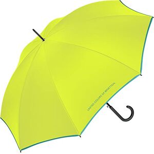Benetton HW 2022 Parapluie long automatique Vert citron, Citron vert, 105 cm - Publicité