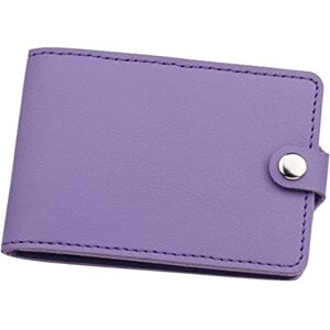 TDEOK Portefeuille pour femme couleur unie, porte-monnaie, fentes pour cartes, couverture de permis de conduire, pochette porte-monnaie pour femme, lilas, A - Publicité