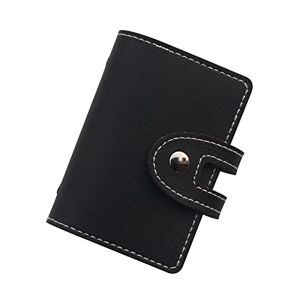 UnoSheng Portefeuilles hommes pince femme petite pièce carte porte-clés portefeuille sac porte-monnaie noir porte-monnaie femme grand nombre noir, Noir , Taille unique - Publicité