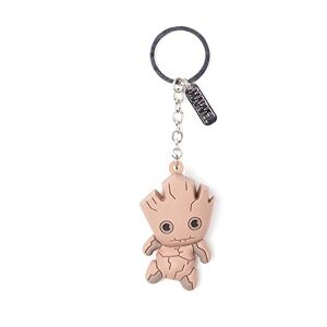 Bioworld Porte-clés Marvel Comics Guardians of The Galaxy Vol.2 Groot Character 3D en caoutchouc (Ke020307Gog) 16 cm Multicolore, 23 cm, 8718526230680 - Publicité