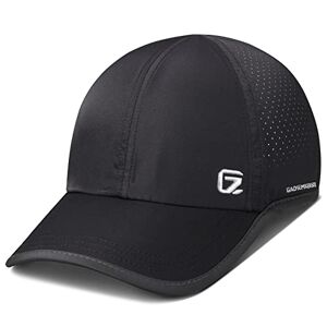 GADIEMKENSD Sport Caps Running Hat Golf Hats Mens Baseball Cap Quick Dry Lightweight Breathable Trucker Hat Outdoor Hiking Run A Go Dad Soft Unstructured Breezy Thin Mesh Hat for Men Women Black (S/M) - Publicité