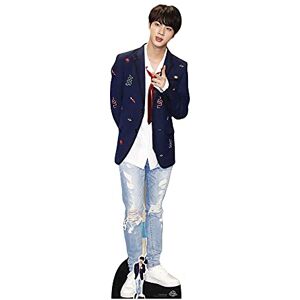 STAR CUTOUTS – Silhouette en carton grandeur nature de Kim Seok (Jin) de Bangtan Boys avec cravate rouge, multicolore CS748 - Publicité